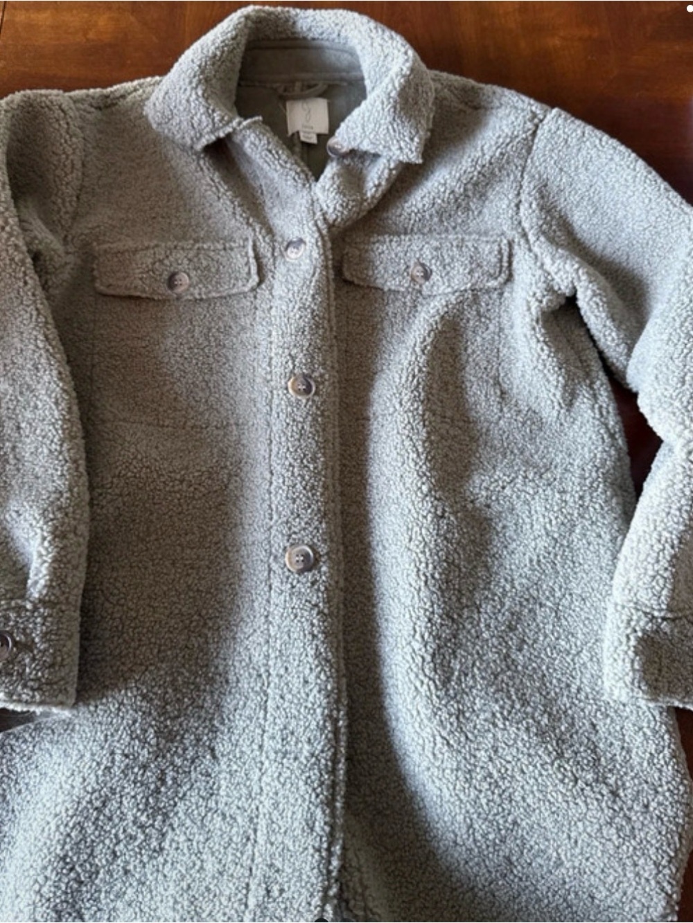 Joie Plush Sherpa Jacket in Light Taupe